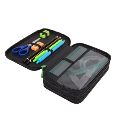 PIÓRNIK POTRÓJNY Z WYPOSAŻENIEM COOLPACK JUMPER 3, FOOTBALL, PIŁKA NOŻNA