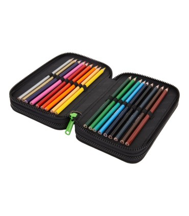 PIÓRNIK POTRÓJNY Z WYPOSAŻENIEM COOLPACK JUMPER 3, FOOTBALL, PIŁKA NOŻNA