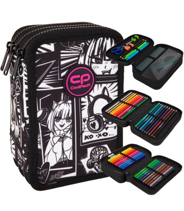 PIÓRNIK POTRÓJNY Z WYPOSAŻENIEM COOLPACK JUMPER 3, MANGA