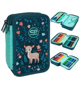 Piórnik potrójny z wyposażeniem Jumper 3 COOLPACK, DEER