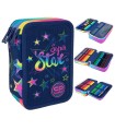 Piórnik potrójny z wyposażeniem Jumper 3 COOLPACK, STARS