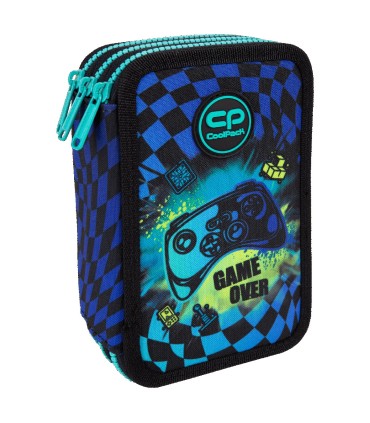 Piórnik potrójny z wyposażeniem Jumper 3 COOLPACK, GAMER CHESS
