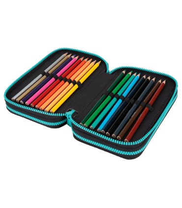 Piórnik potrójny z wyposażeniem Jumper 3 COOLPACK, GAMER CHESS