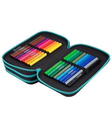 Piórnik potrójny z wyposażeniem Jumper 3 COOLPACK, GAMER CHESS