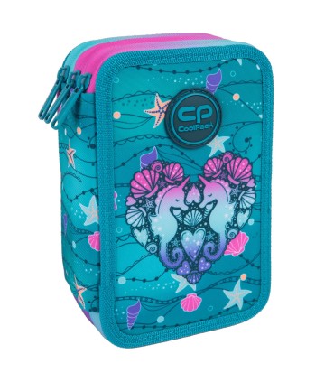 Piórnik potrójny z wyposażeniem Jumper 3 COOLPACK, SEAFISH