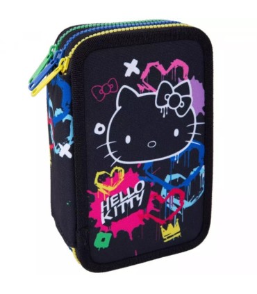 Piórnik potrójny z wyposażeniem Jumper 3 COOLPACK, HELLO KITTY SANRIO