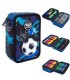 Piórnik potrójny z wyposażeniem Jumper 3 COOLPACK, FOOTBALL NAVY