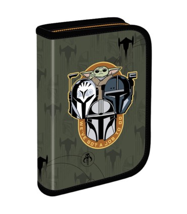 Piórnik pojedynczy bez wyposażenia COOLPACK CLIPPER Disney Core Mandalorian