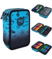 Piórnik potrójny z wyposażeniem Jumper 3 COOLPACK, GAME OVER GRADIENT BLUE